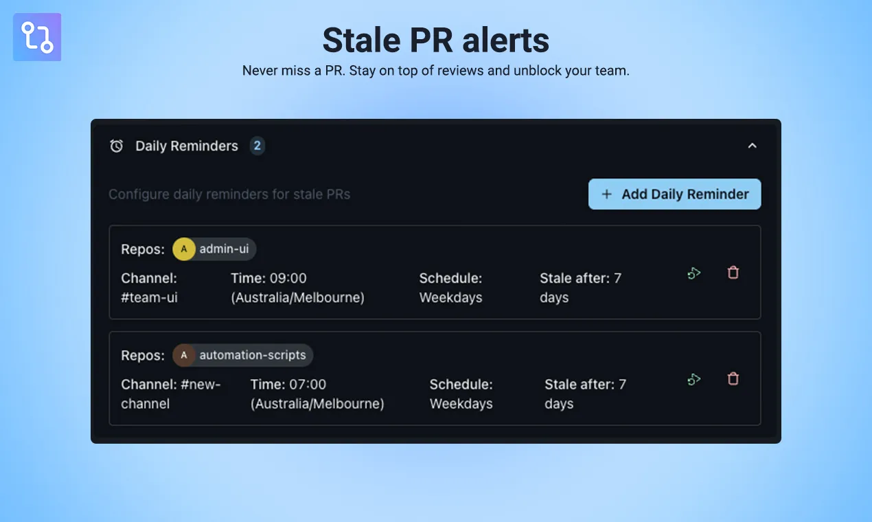PullNotifier - mention and tag reviewers on Slack